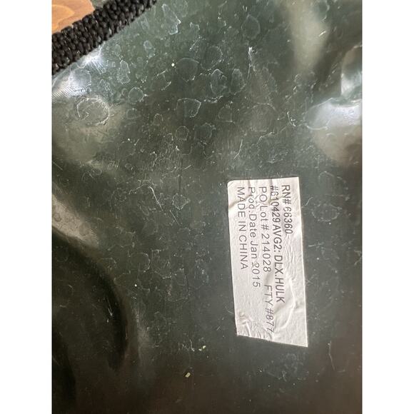 Marvel Incredible Hulk Green Mask Kids Hard Plastic Halloween Costume - Picture 8 of 9